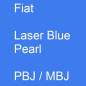 Preview: Fiat, Laser Blue Pearl, PBJ / MBJ.